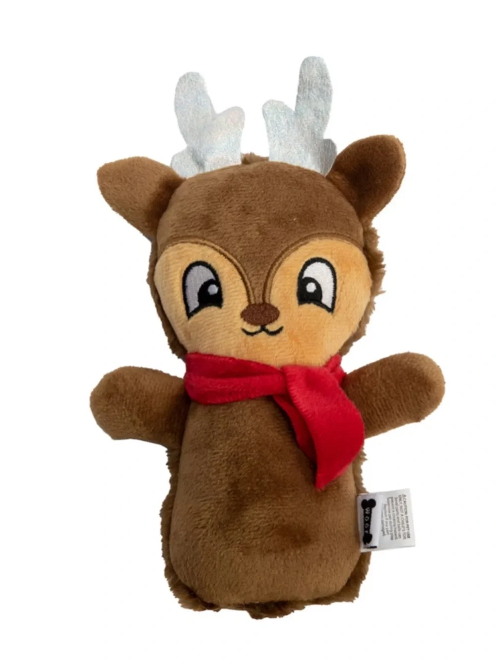 Woof Holiday Dog Toys 3-Pack | Santa Penguin Reindeer Squeaker Toys  NIB